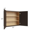 Southport Espresso Shaker 33x30 Wall Cabinet