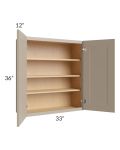 Tuscan Oyster 33x36 Wall Cabinet