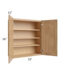 Midtown Timber Shaker 33x36 Wall Cabinet