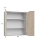 Milan Natural 33x36 Wall Cabinet