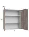 Milan Hazel 33x36 Wall Cabinet