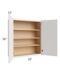 Vienna Cloud 33x36 Wall Cabinet