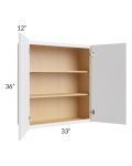 Township White 33x36 Wall Cabinet