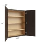 Southport Espresso Shaker 33x42 Wall Cabinet