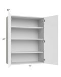 Milan White Matte 33x42 Wall Cabinet