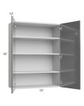 Milan Grey Gloss 33x42 Wall Cabinet