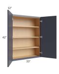 Vienna Indigo 33x42 Wall Cabinet