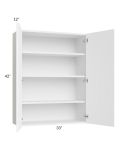Venetian White Gloss 33x42 Wall Cabinet