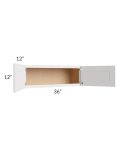 Midtown Cloud Shaker 36x12 Wall Cabinet