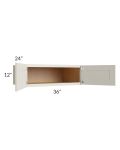 Asheville Cloud Shaker 36x12x24 Wall Cabinet