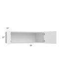 Venetian White Matte 36x12x24 Wall Cabinet