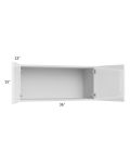 Milan White Gloss 36x15 Wall Cabinet