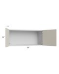 Milan Beige Matte 36x15 Wall Cabinet