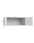 Harbor White 36x15-1/8x24 Wall Cabinet