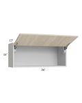 Milan Natural 36x15 Lift-Up Door Wall Cabinet