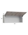 Milan Hazel 36x15 Lift-Up Door Wall Cabinet