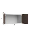 Milan Cafe 36x18x24 Wall Cabinet
