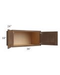 Gramercy Coffee 36x18x24 Wall Cabinet