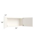 Signature Vanilla Glaze 36x18 Wall Cabinet