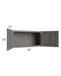 Providence Slate Grey 36x18 Wall Cabinet 