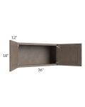 Providence Natural Grey 36x18 Wall Cabinet