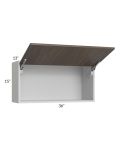 Milan Cafe 36x18 Lift-Up Door Wall Cabinet