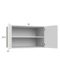 Harbor White 36x22-5/8x24 Wall Cabinet