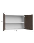 Milan Cafe 36x24 Wall Cabinet