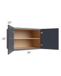 Vienna Indigo 36x24x24 Wall Cabinet