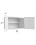 Aspen White Shaker 36x24x24 Wall Cabinet