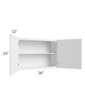 Portland White 36x24 Wall Cabinet 