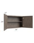 Providence Natural Grey 36x24 Wall Cabinet 