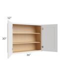 Stratus White 36x30 Wall Cabinet