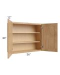 Midtown Timber Shaker 36x30 Wall Cabinet