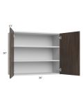 Milan Cafe 36x30 Wall Cabinet