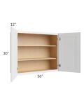Bayville White 36x30 Wall Cabinet