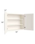 Signature Vanilla Glaze 36x30 Wall Cabinet