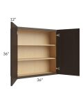 Southport Espresso Shaker 36x36 Wall Cabinet