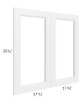Providence White 36x36 Glass Door Only with Glass Included