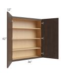 Vienna Kona Brown 36x42 Wall Cabinet