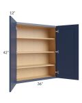 Bayville Blue 36x42 Wall Cabinet