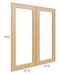 Portland Sand 36x42 Glass Door Only with Glass Included 