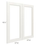 Providence Cream Glaze 36x42 Glass Door Only with Glass Included