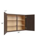 Tuscan Kona Brown 39x30 Wall Cabinet