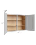 Tuscan Painted Grey 39x30 Wall Cabinet