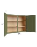 Midtown Hunter Green Shaker 39x30 Wall Cabinet