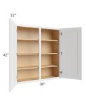 Stratus White 39x42 Wall Cabinet