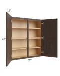 Tuscan Kona Brown 39x42 Wall Cabinet