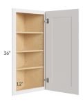 Midtown Cloud Shaker 12x36 Wall End Cabinet