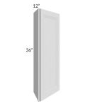 Salem Light Grey 12x36 Wall End Cabinet